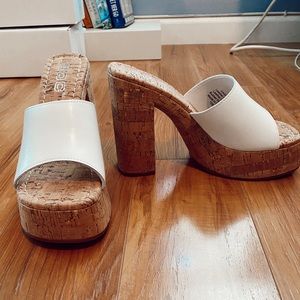 PRINCESS POLLY Chunky Platform Heels